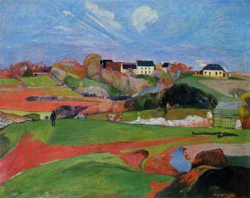 Paul Gauguin : Fields at le Pouldu